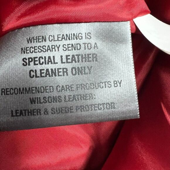 Wilsons Jacket Womens L Turqouise Leather Boho Western Long sleeve Single Vent - Picture 7 of 8